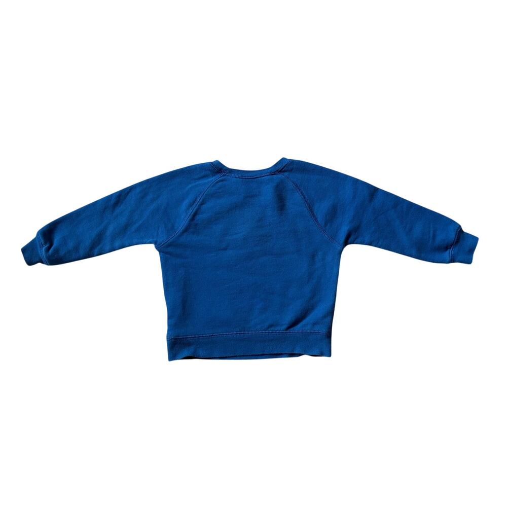 Hanna Andersson French Terry Blue Love Rainbow Sweatshirt Unisex Toddler Size 3 - Picture 7 of 9
